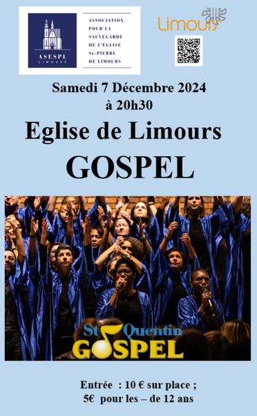 Concert GOSPEL de St Quentin GOSPEL à l'église de Limours à Limours