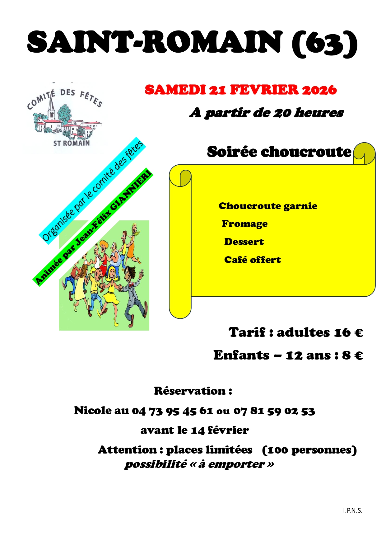 Soirée choucroute // Saint-Romain