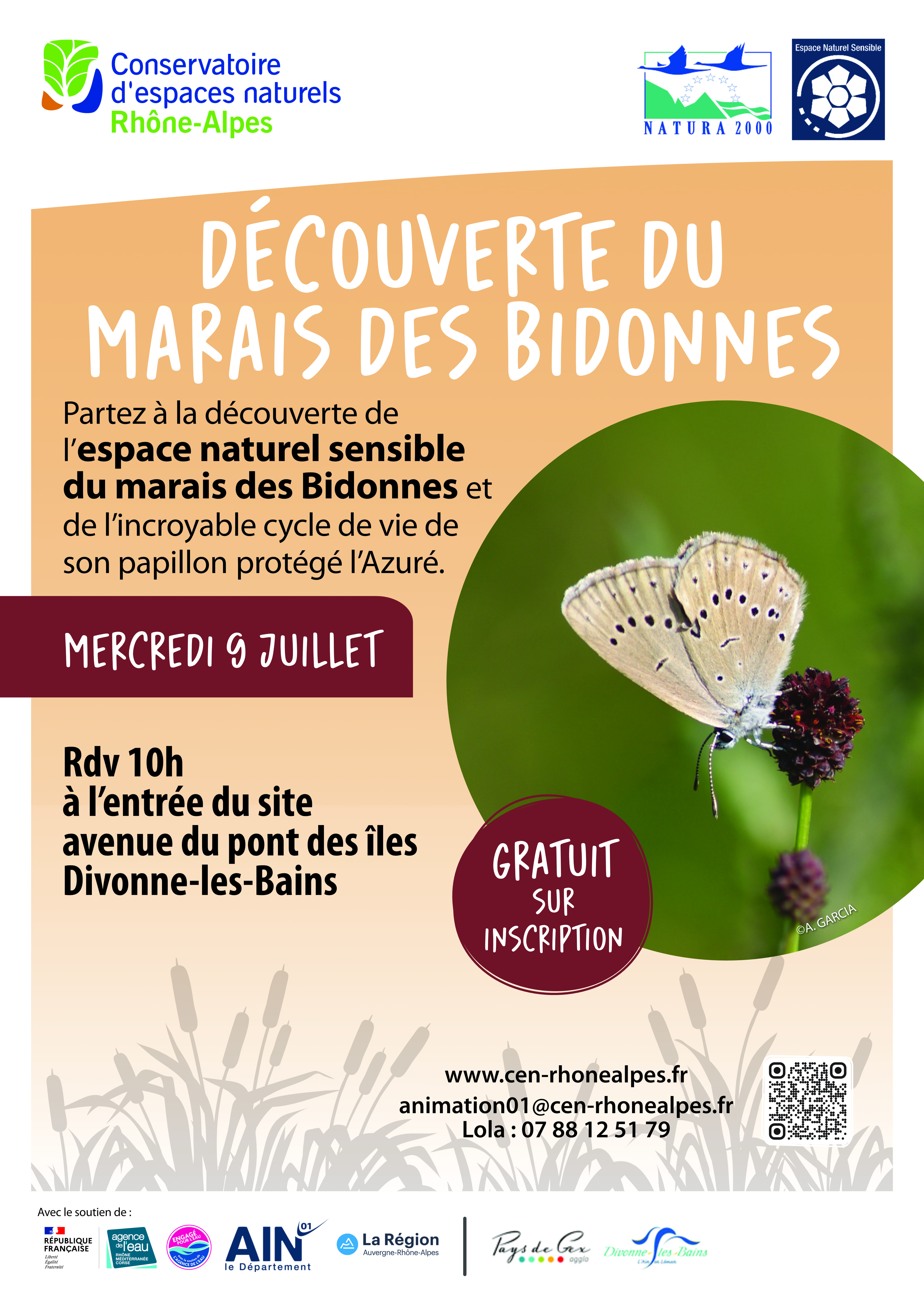 À la découverte du marais & du papillon azuré_Divonne-les-Bains