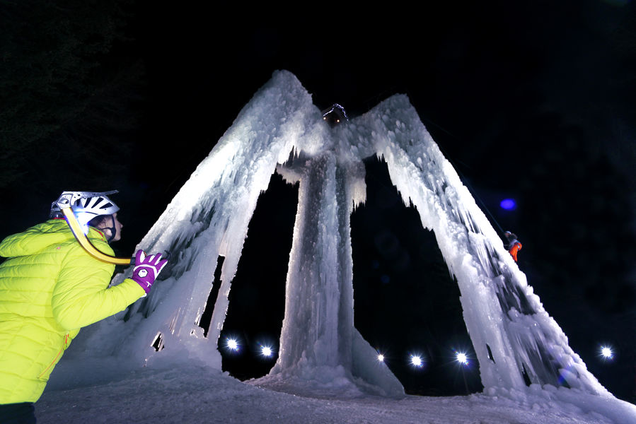 La Tour de glace à la Plagne