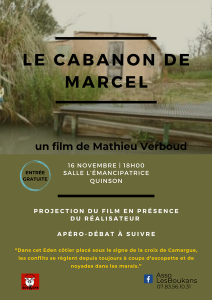 Projection du film : Le cabanon de Marcel Le 16 nov 2024