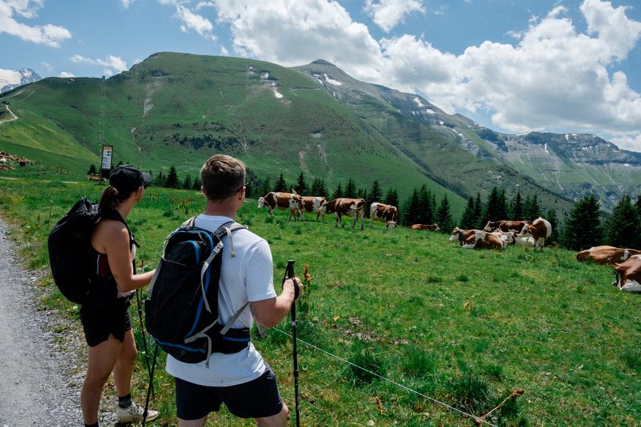 Le Mont Joly au départ du Mont d'Arbois