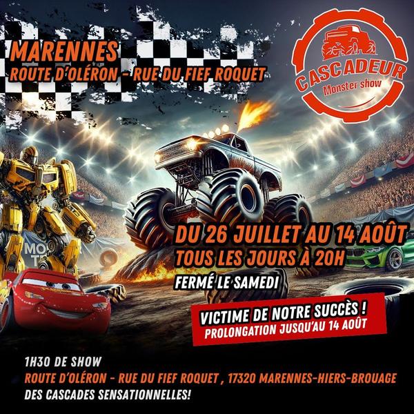 Cascadeur monster show