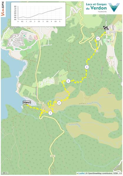 Vers Aiguines par Chanteraine