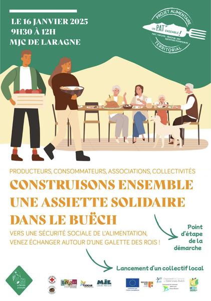 Rencontre 'Construisons ensemble une assiette solidaire dans le Buëch'_Laragne-Montéglin - © Parc naturel régional des Baronnies provençales