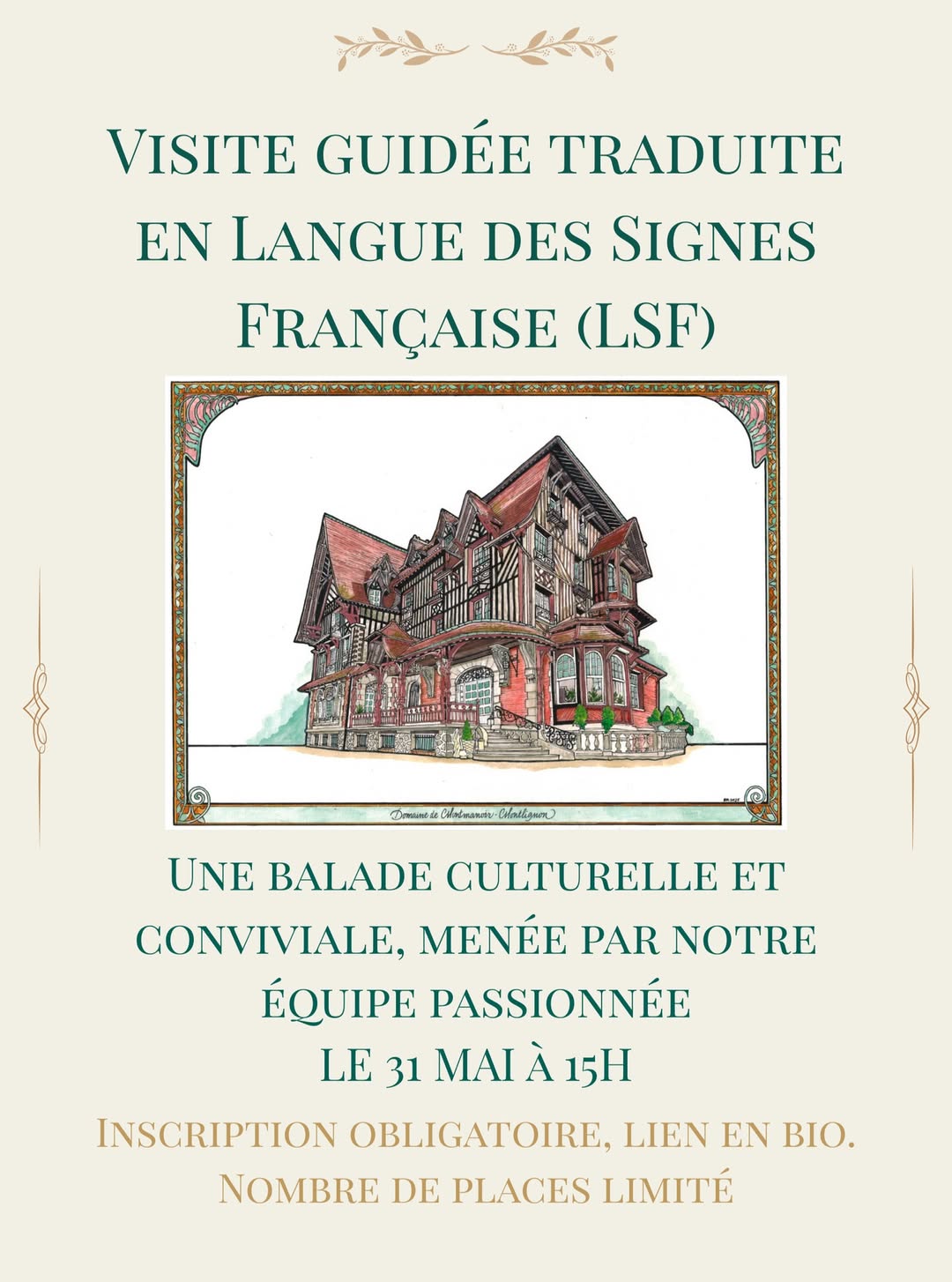 Visite guidée en LSF au Domaine de Montmanoir