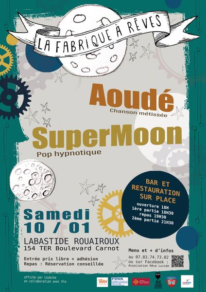 Concert Aoudé et SuperMoon