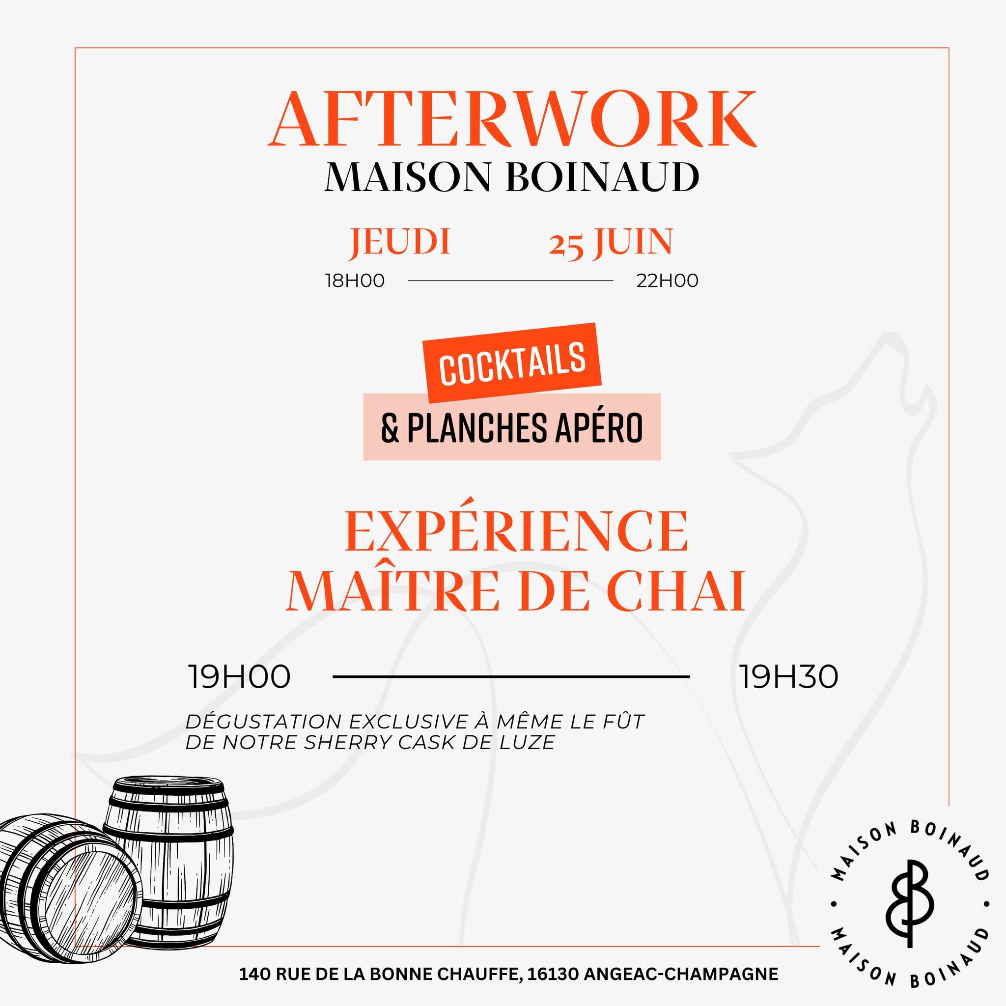 Afterwork à la Maison Boinaud