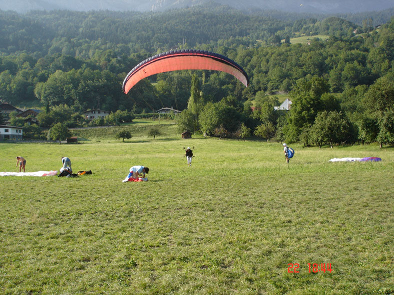 Atterrissage de Chedde