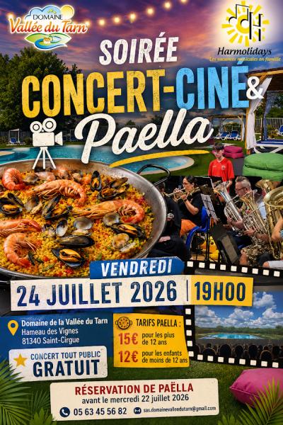 Soirée concert-ciné & paella