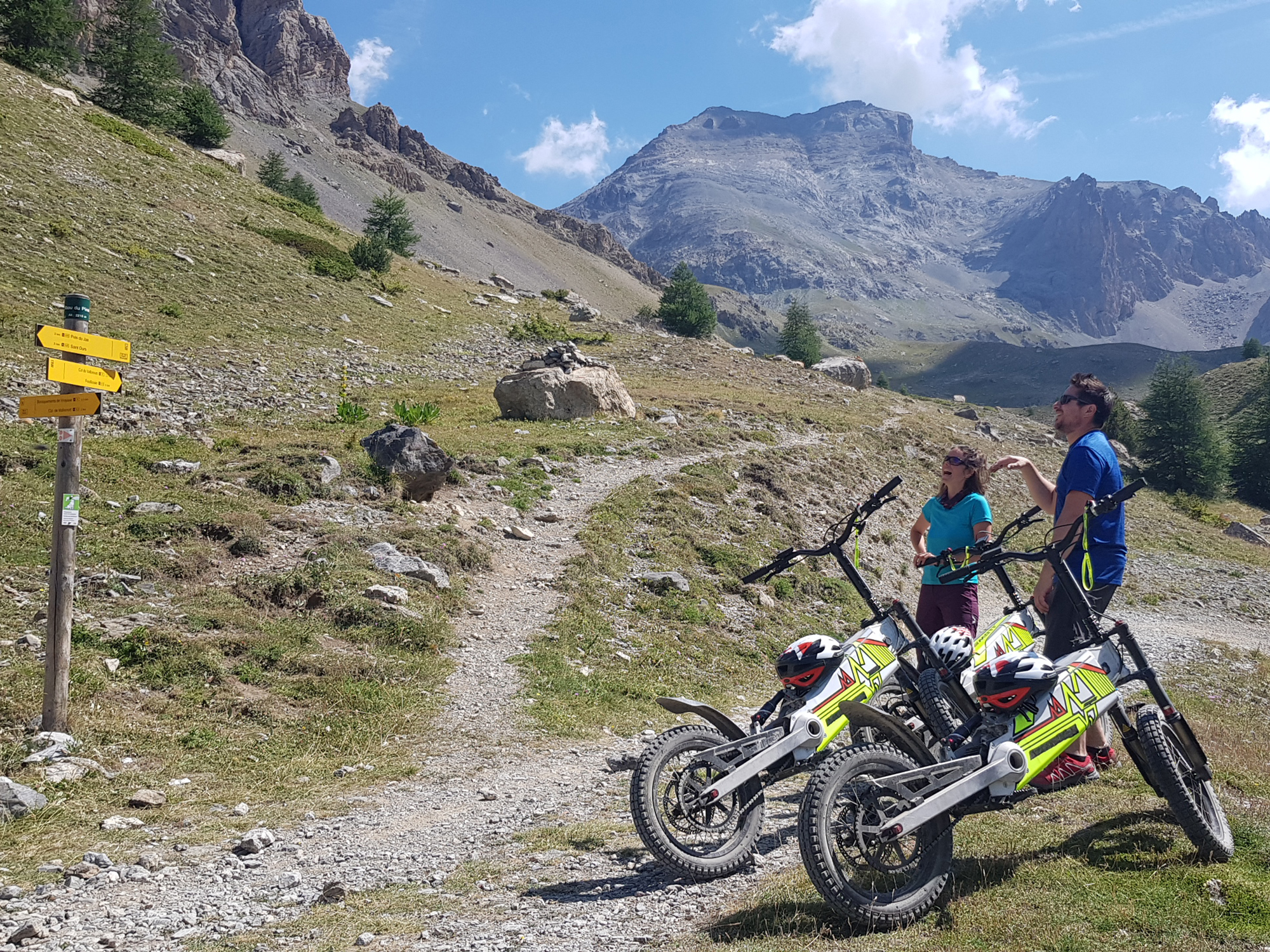 Escapade Ubaye - trottinettes électriques tout-terrain