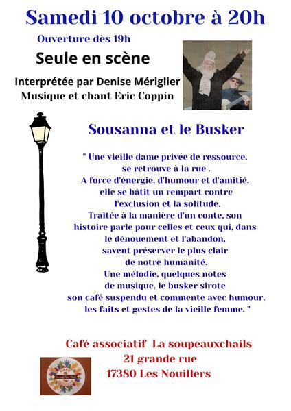 Seule en scène : Sousanna et le Busker