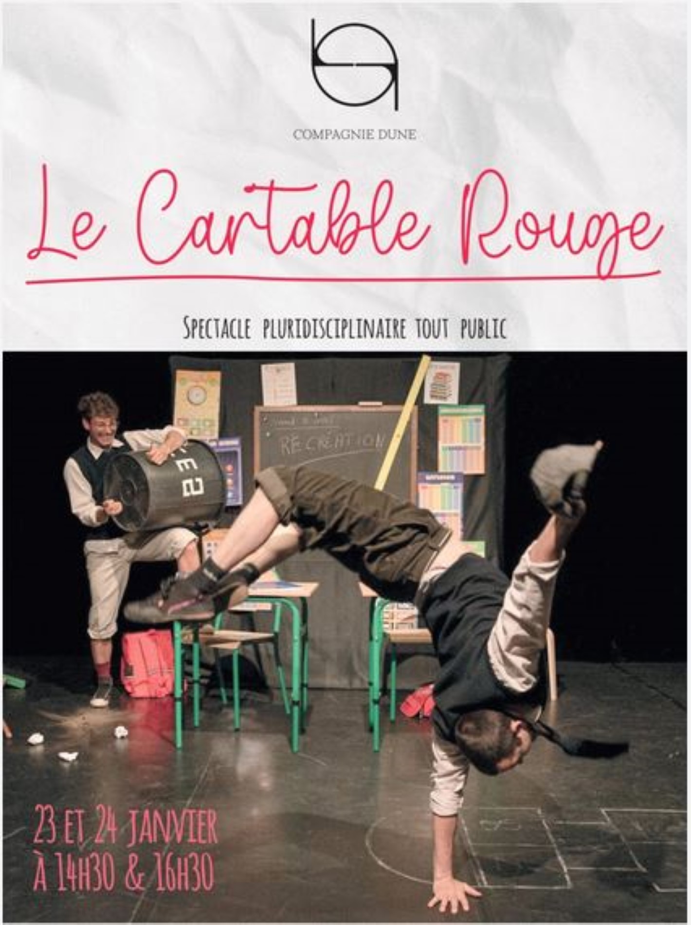 Le cartable rouge