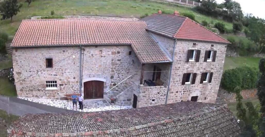 Vue aérienne du gîte