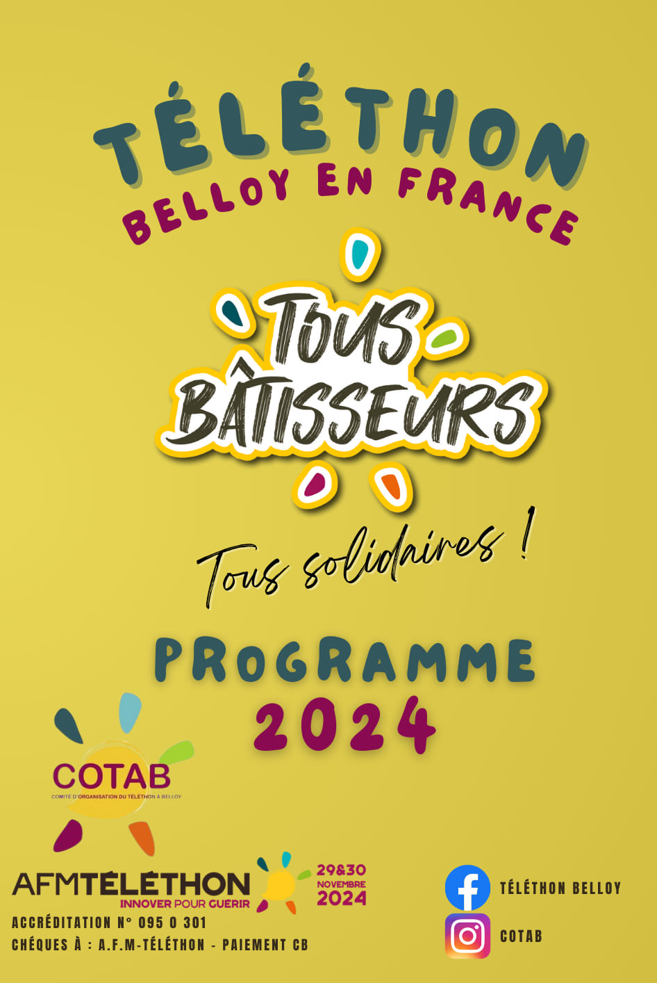 Téléthon 2024 Du 29 au 30 nov 2024