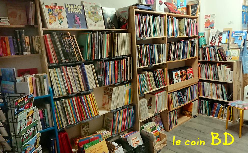 L'espace BD, bd courantes et BD éditions originales
