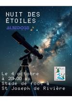 Le Mois de la Nuit - Observation des étoiles_Saint-Joseph-de-Rivière