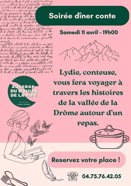 Dîner conte au Moulin de la Pipe_Omblèze