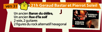 Geraud Bastar et Pierrot Soleil – concert