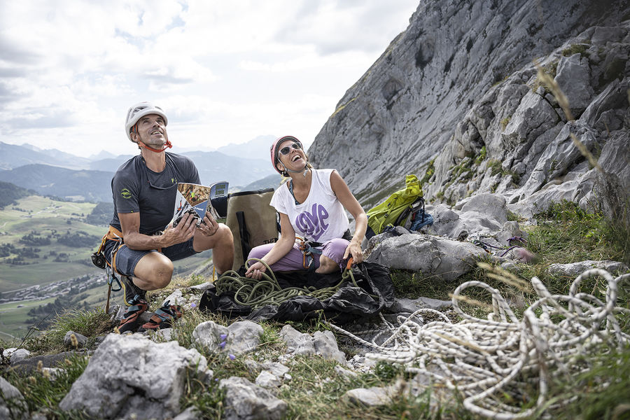 Escalade avec un guide au Grand-Bornand