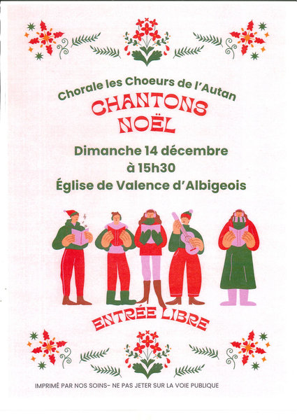 Chantons Noël - Chorale les Choeurs de l'Autan