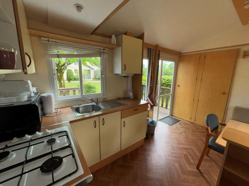 La cuisine d'un mobilhome 2 chambres La cuisine d'un mobilhome 2 chambres