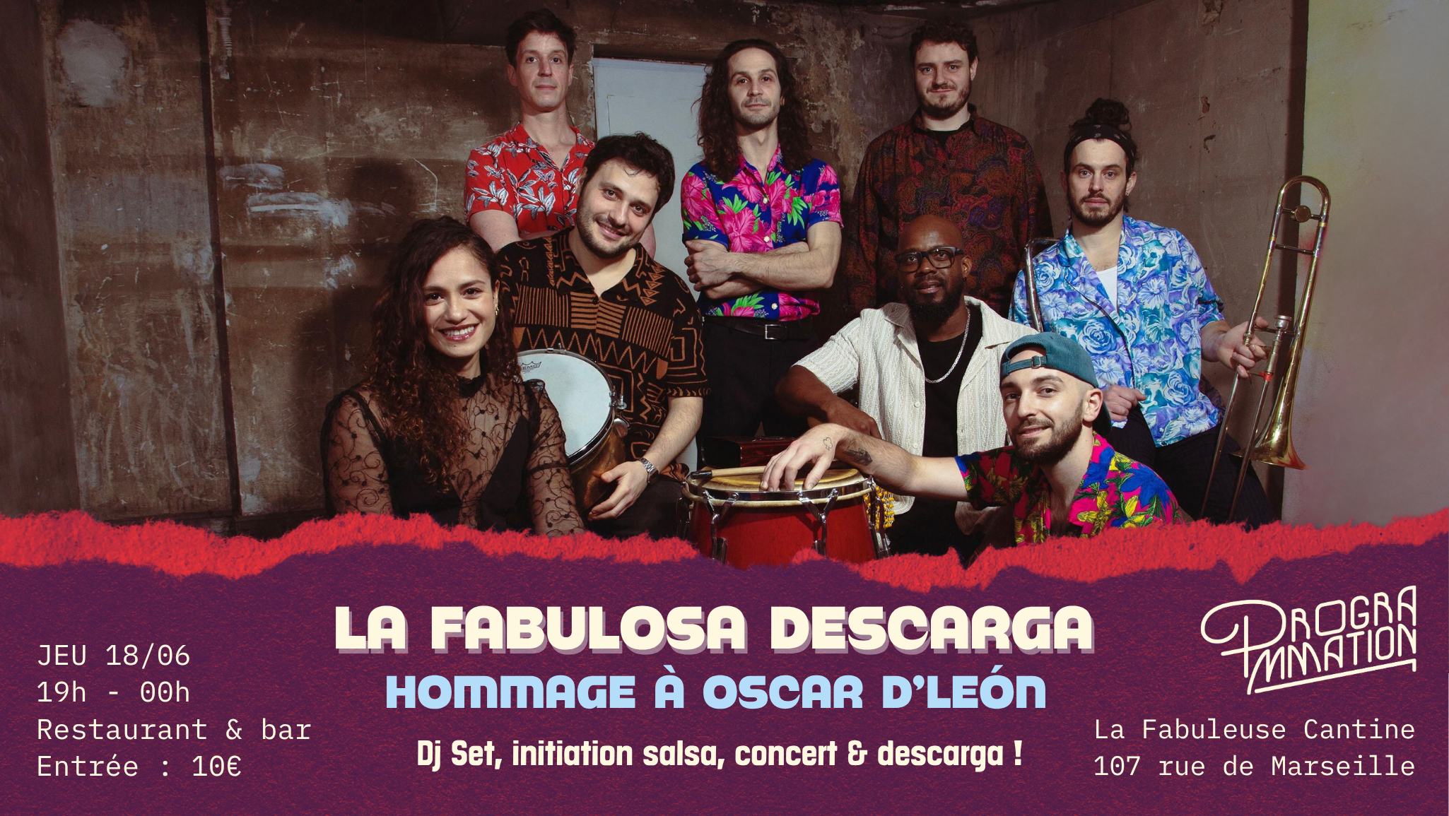 Fabulosa Descarga - Dj Set, Initiation salsa & concert