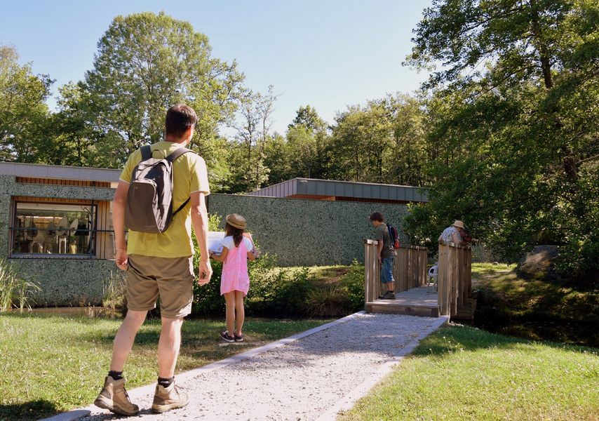 Départ sentier des immortels à la Maison du Sidobre