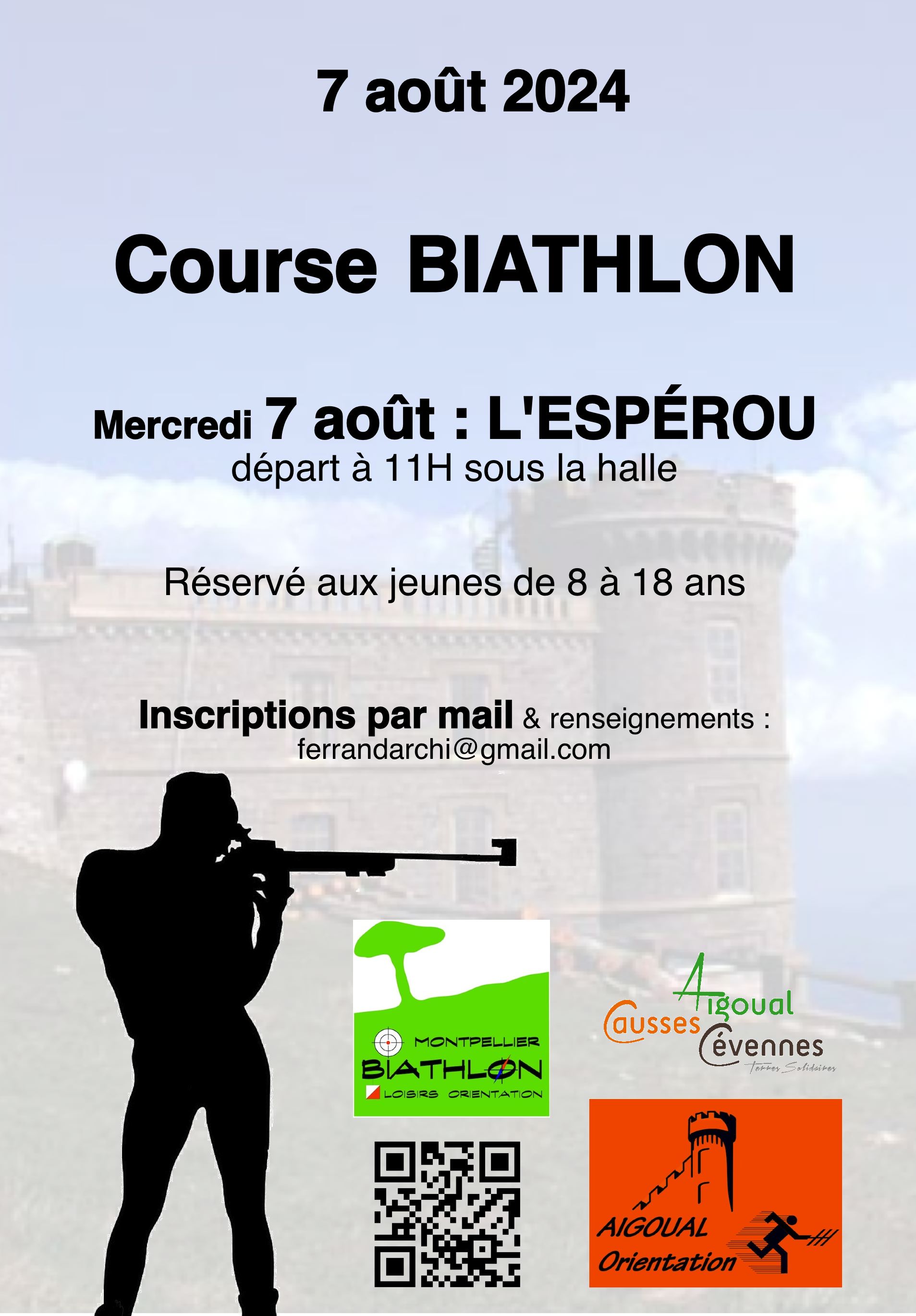 Course biathlon