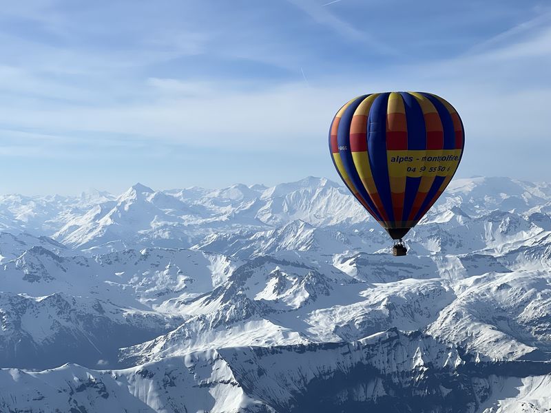 alpes montgolfière