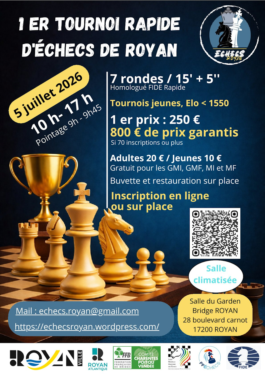 1er Tournoi rapide d'échecs