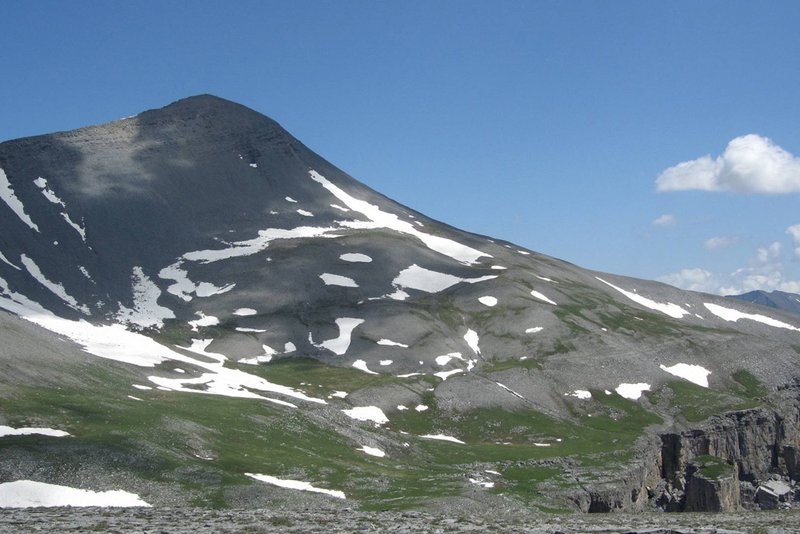 En arrivant vers le Mont Mounier