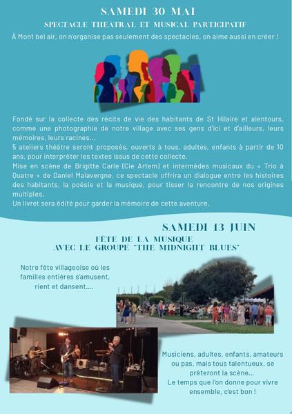 Fête de la musique : avec le groupe The Midnight Blues à Saint-Hilaire-de-Brens_Saint-Hilaire-de-Brens