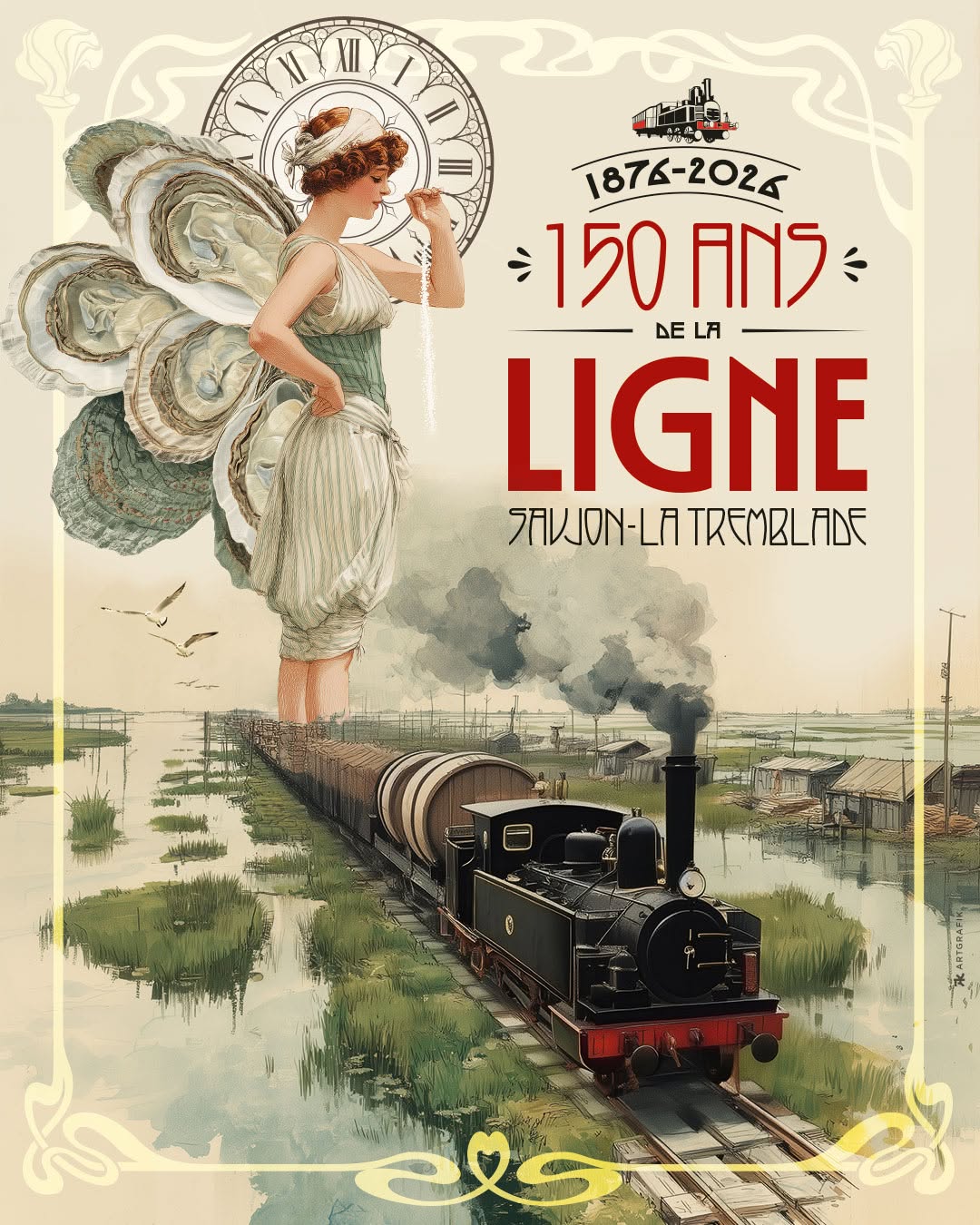 Les 150 ans de la ligne - Dédicace de Patrick Giro et Marie Avril