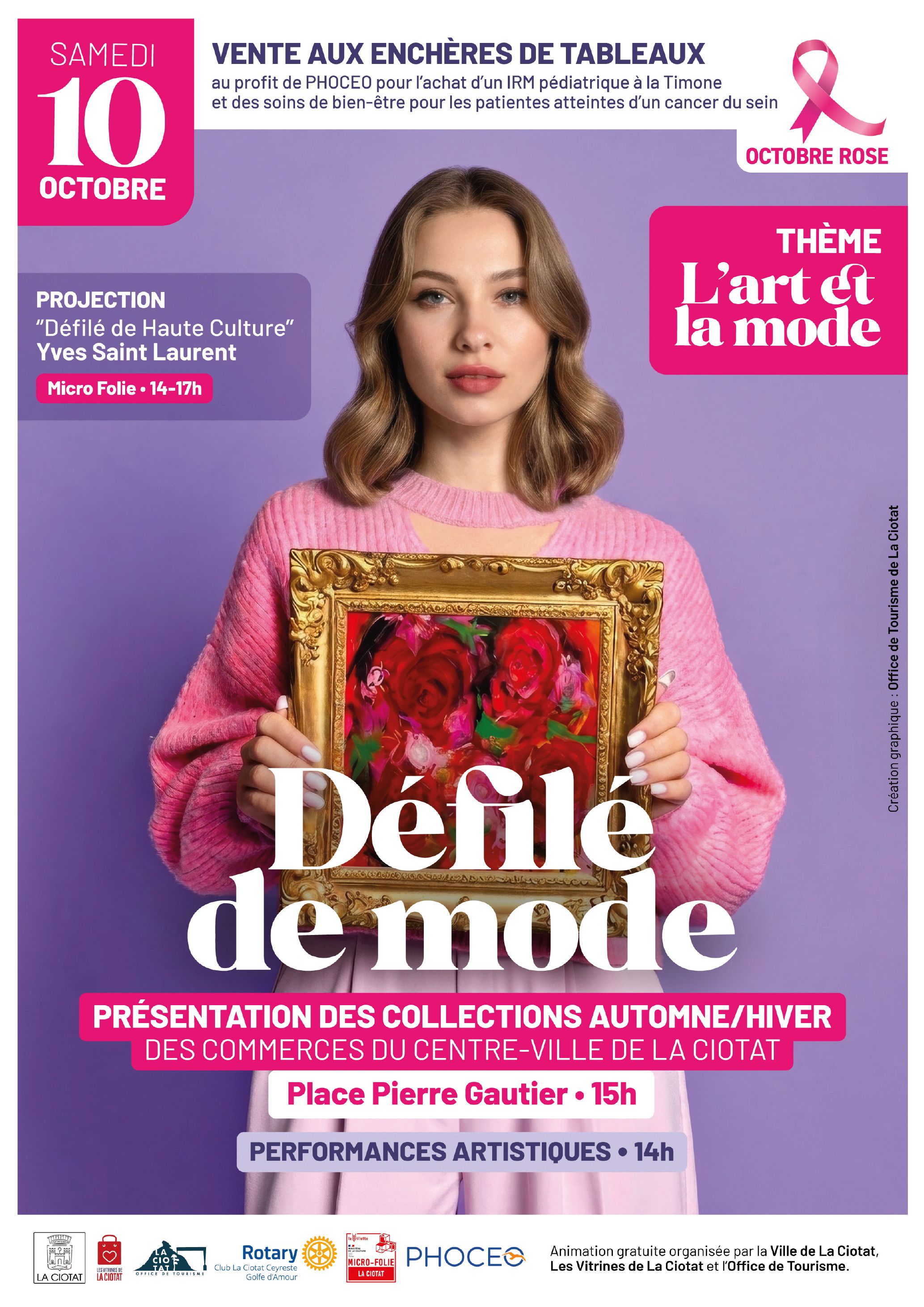 Défilé de mode automne/hiver dans le centre-ville de La Ciotat