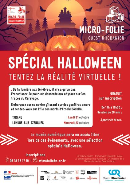 Micro-Folie : Spécial Halloween, Tentez la réalité virtuelle !