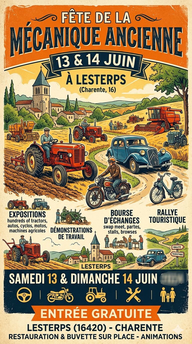 Fête de la mécanique ancienne