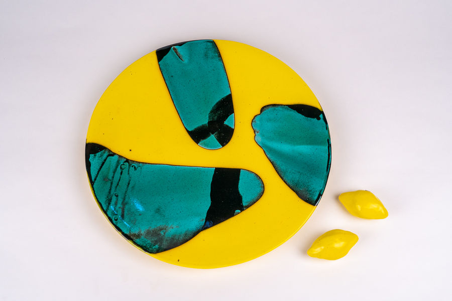 Assiette Muriel Lacaze La tour d'Aigues