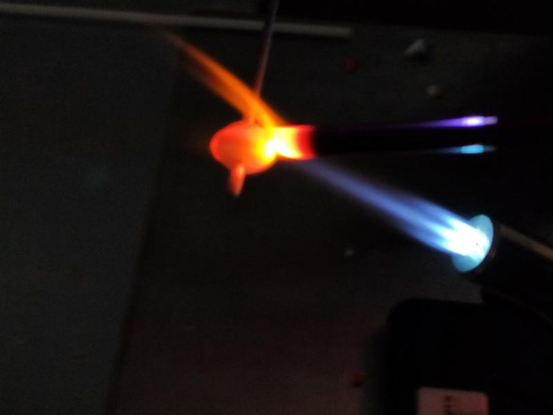 Perle filée au chalumeau