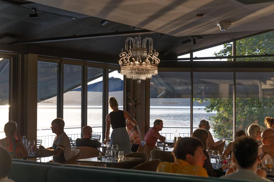 Salle du restaurant La Villa du Lac
