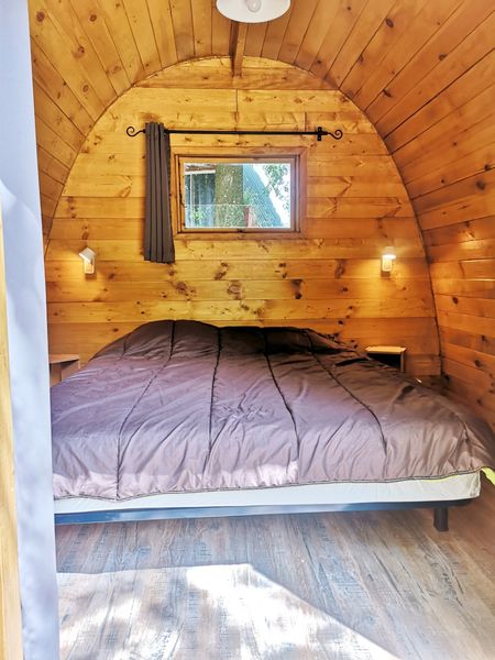 intérieur cabane POD insolite, atypique
