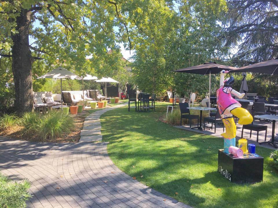 Le Toane, terrasse ombragée