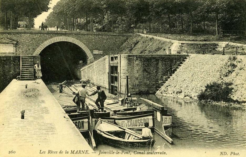 Entrée du souterrain du canal de Saint-Maur 