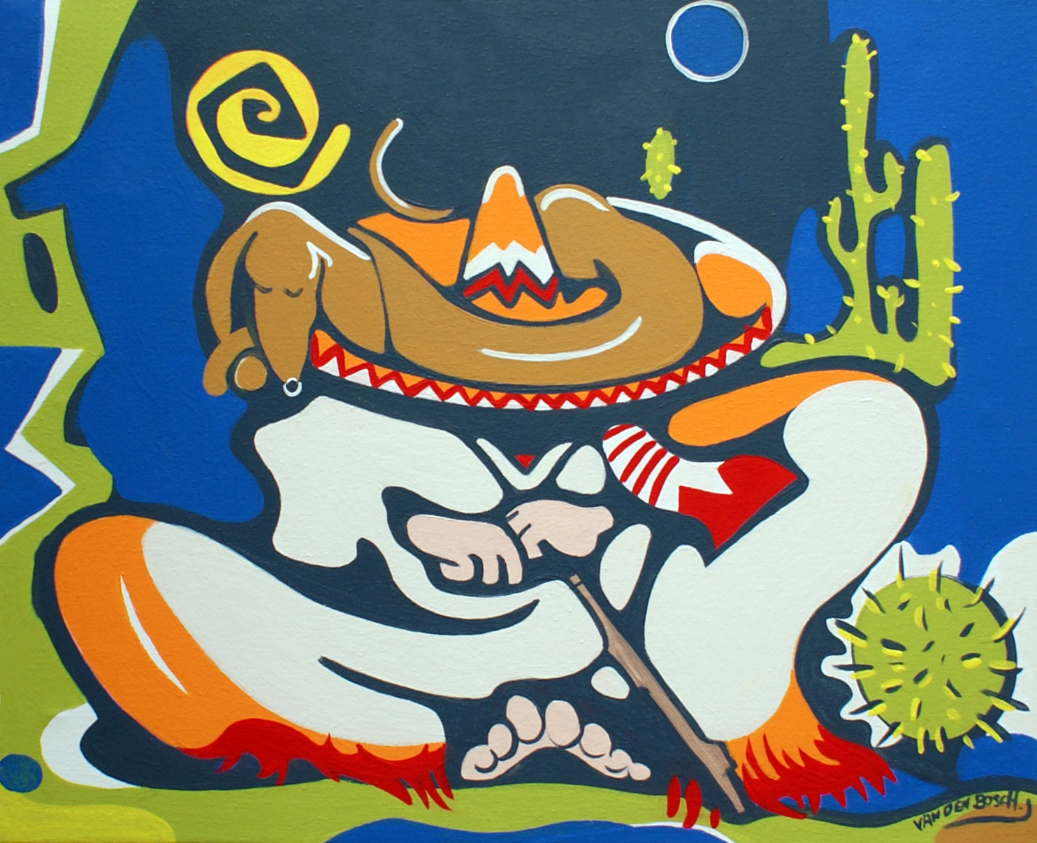 Le teckel et le mexicain