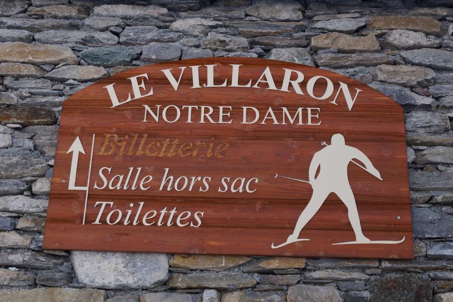 Salle hors-sac du Villaron à Bessans