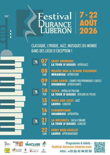Festival Durance Luberon  à Mirabeau : apéRossini_Mirabeau