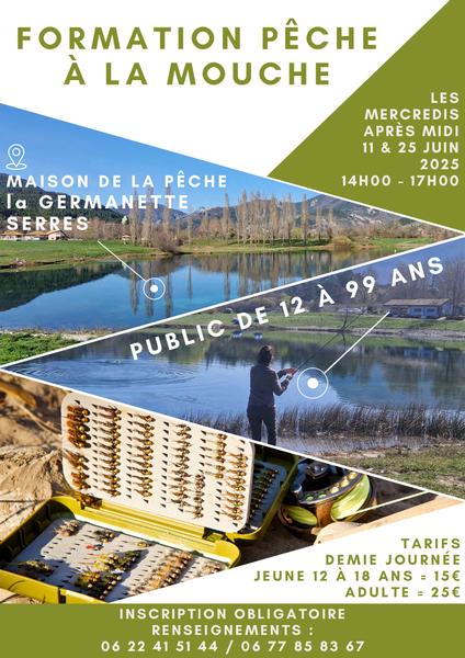 - © La Truite du Buëch Formation pêche à la mouche_Serres - © La Truite du Buëch