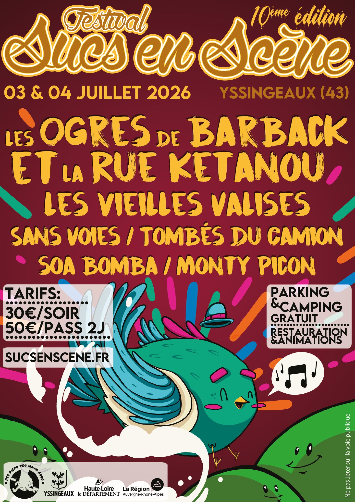 Festival SUCS EN SCÈNE - 10ème édition