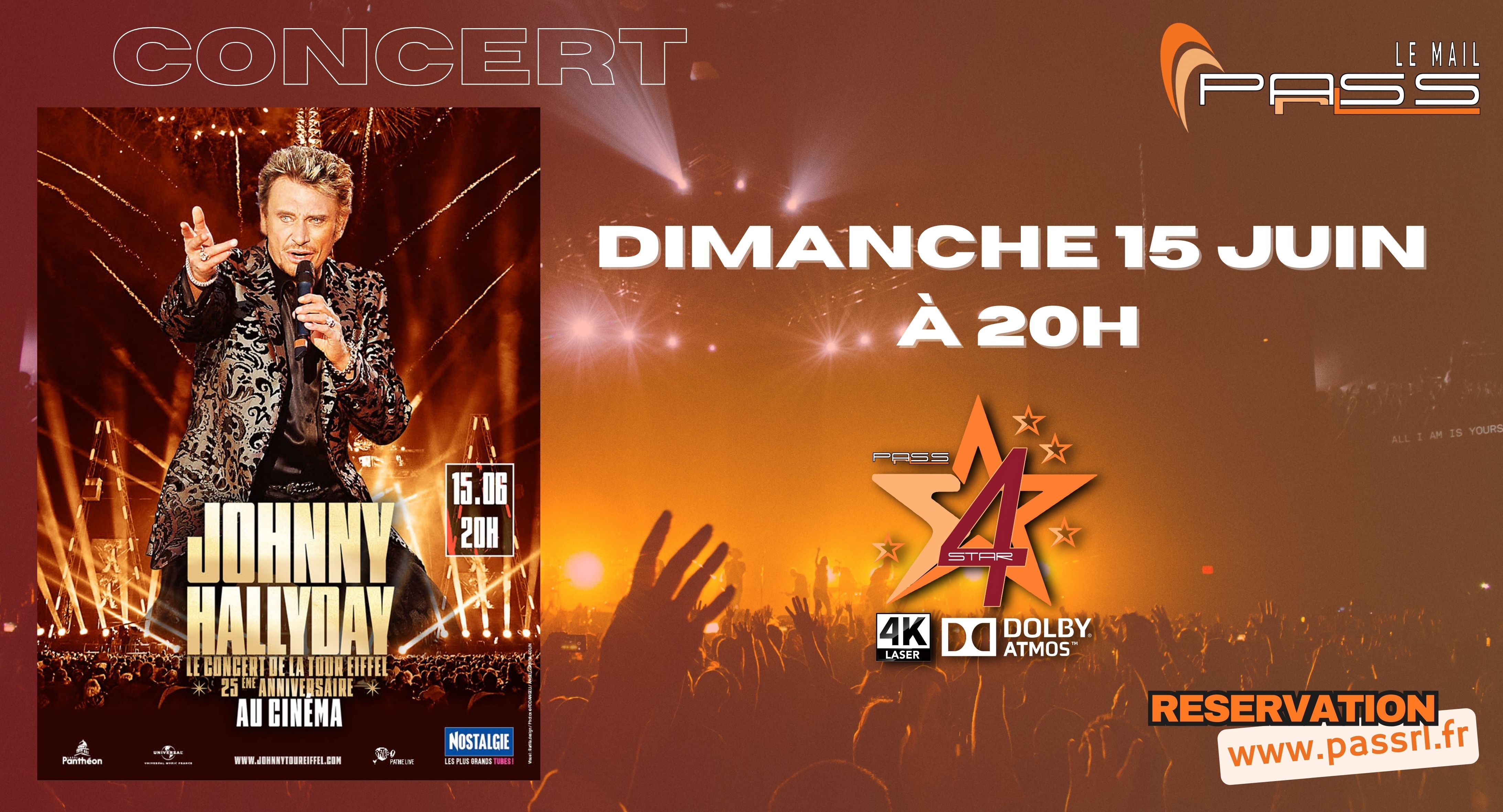 Affiche de la soirée