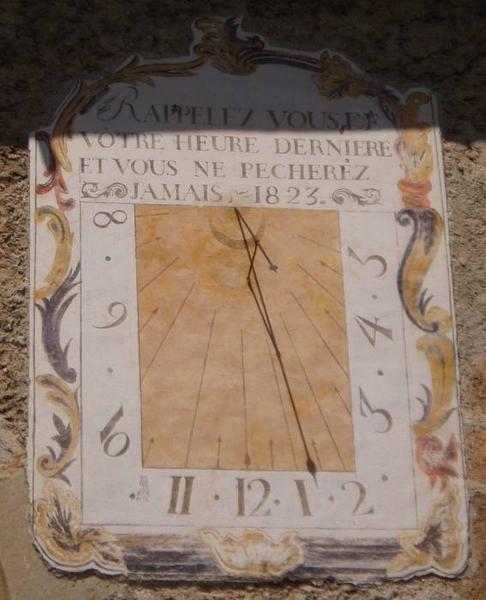 Cadran solaire de l'Église Saint-Sébastien